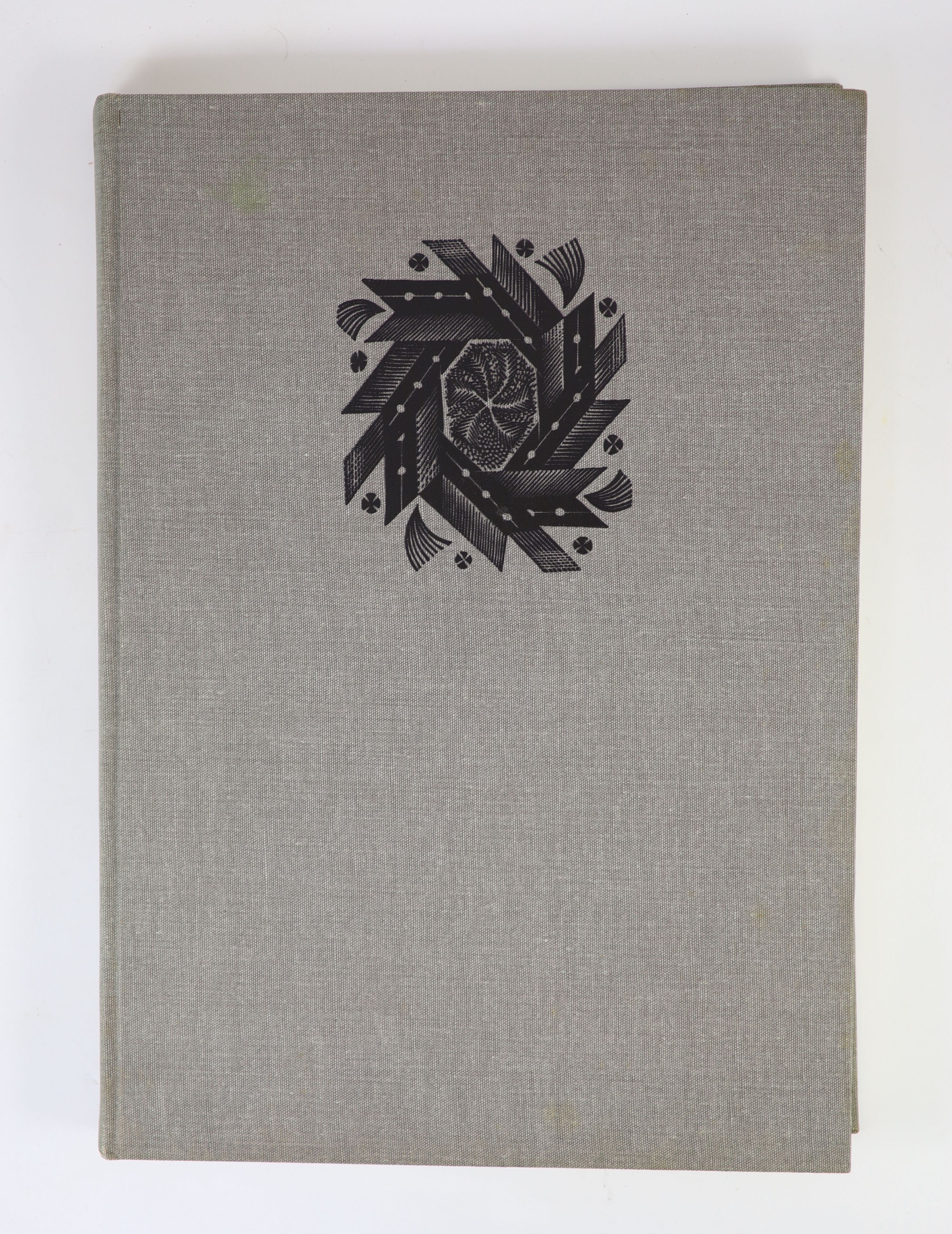Ravilious, Eric William - The Wood Engravings of Eric Ravilious, 2nd binding, number 7 of (probably) 500, folio, original cloth, 113 plates, 3 folding, Lion and Unicorn Press, London, 1972